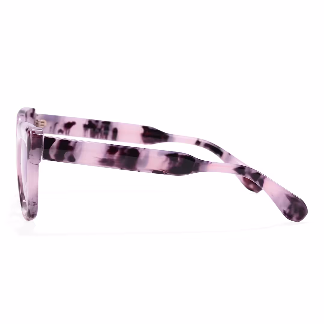 Side view of Cohen cat eye pc eyeglasses CP0012403 in light pink