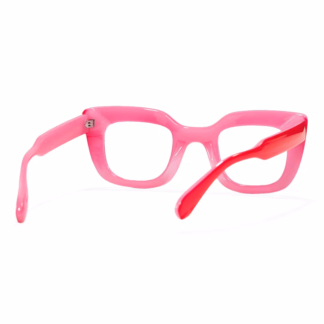 Back view of Cohen cat eye pc eyeglasses CP0012403 in red