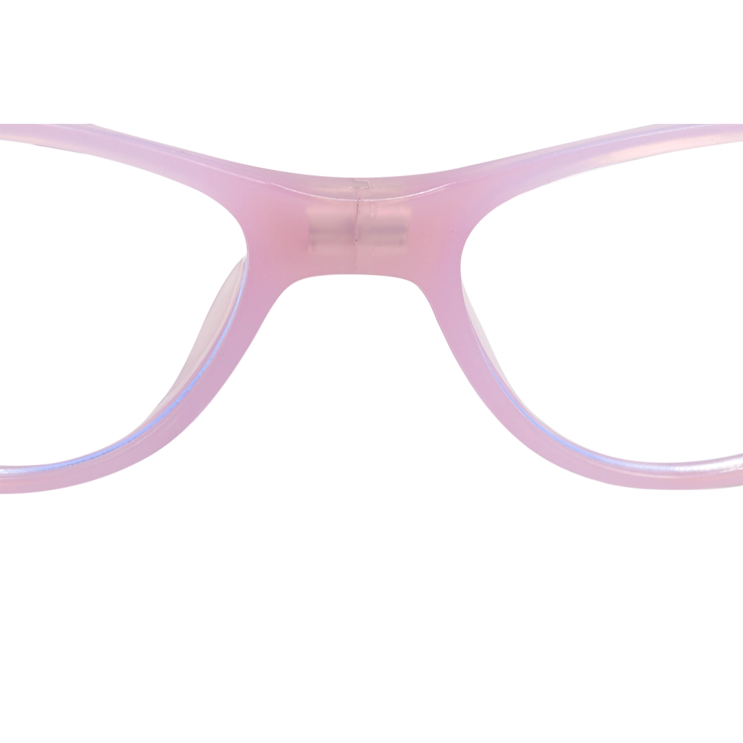 Structure detail of Nexio cat eye pc magnetic clip-on eyeglasses CP0072512 in purple