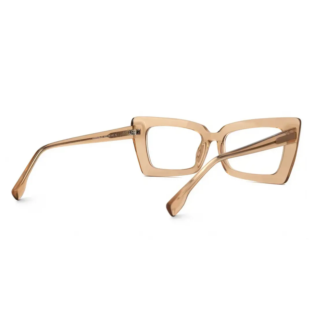 Back view of Tinff butterfly pc eyeglasses CP0162310 in brown