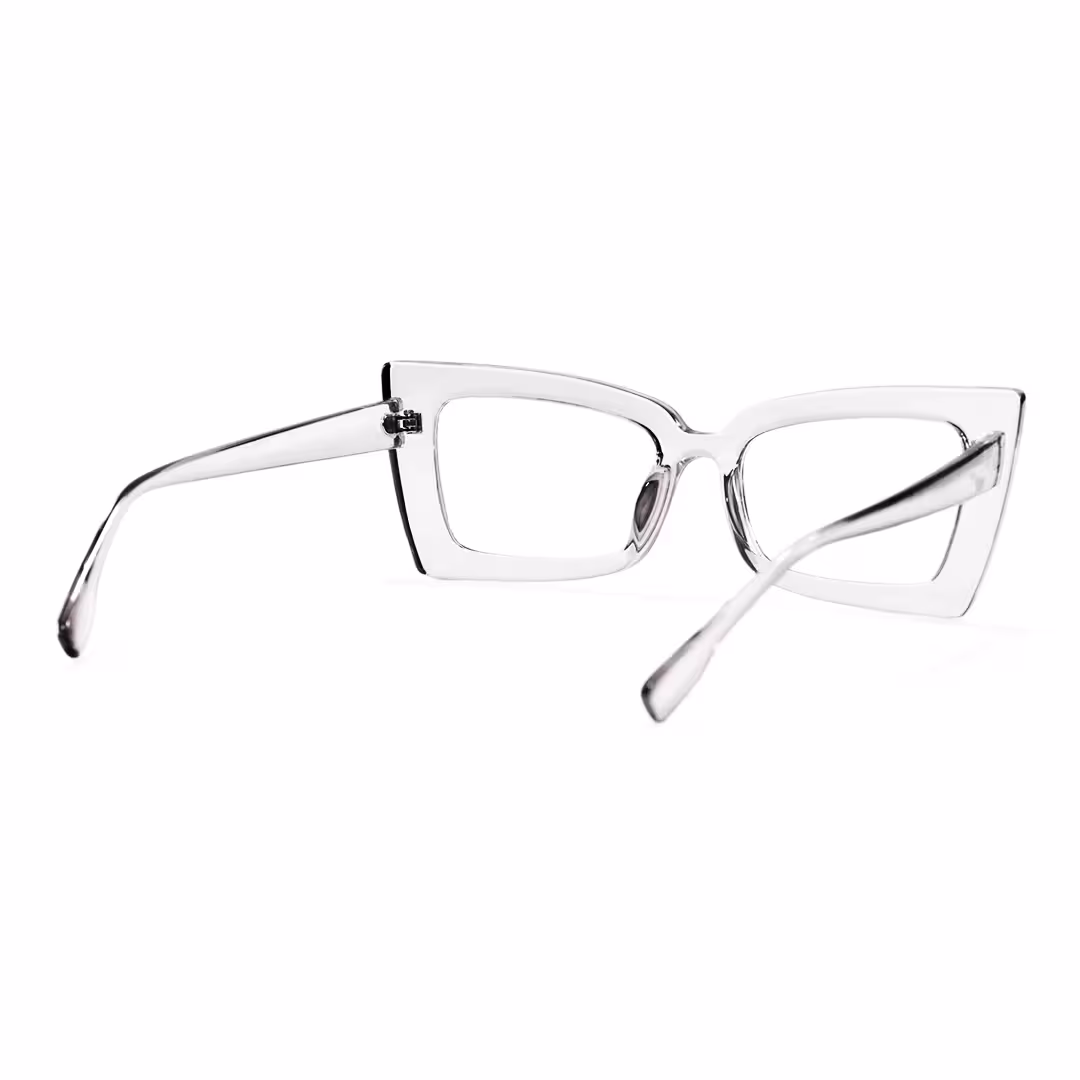 Back view of Tinff butterfly pc eyeglasses in clear. SPU: CP0162310