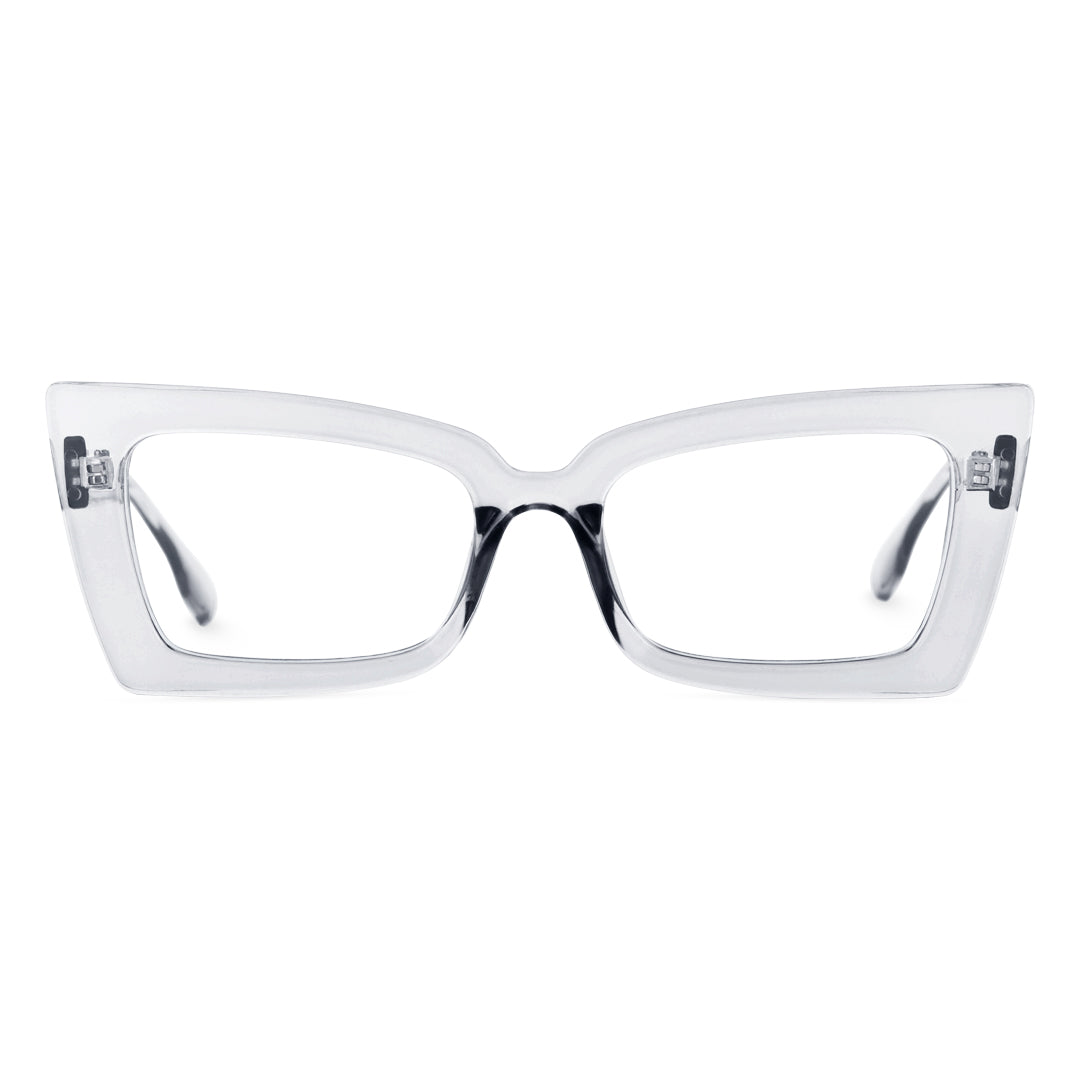 Front view of Tinff butterfly pc eyeglasses CP0162310 in clear