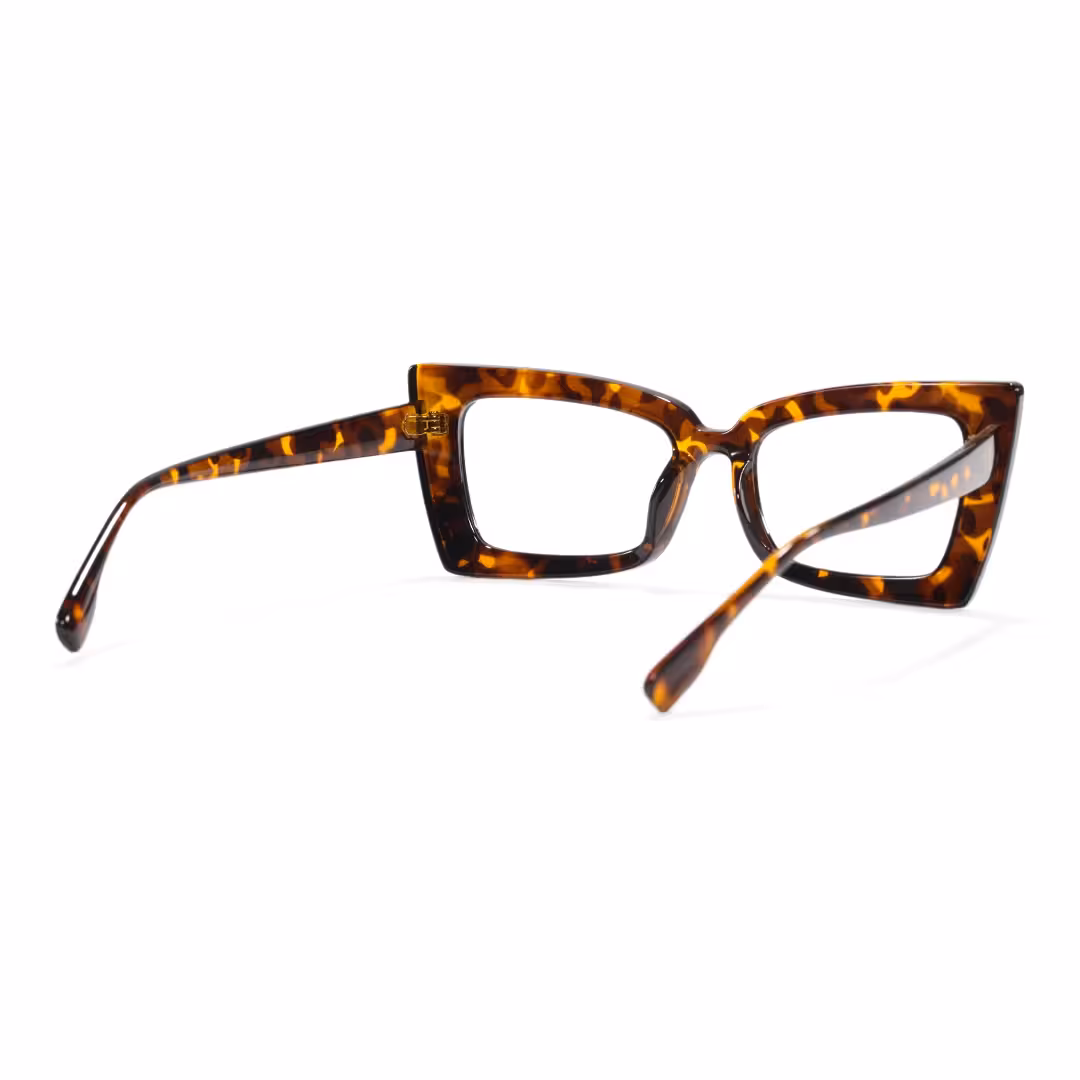 Back view of Tinff butterfly pc eyeglasses in tortoise. SPU: CP0162310