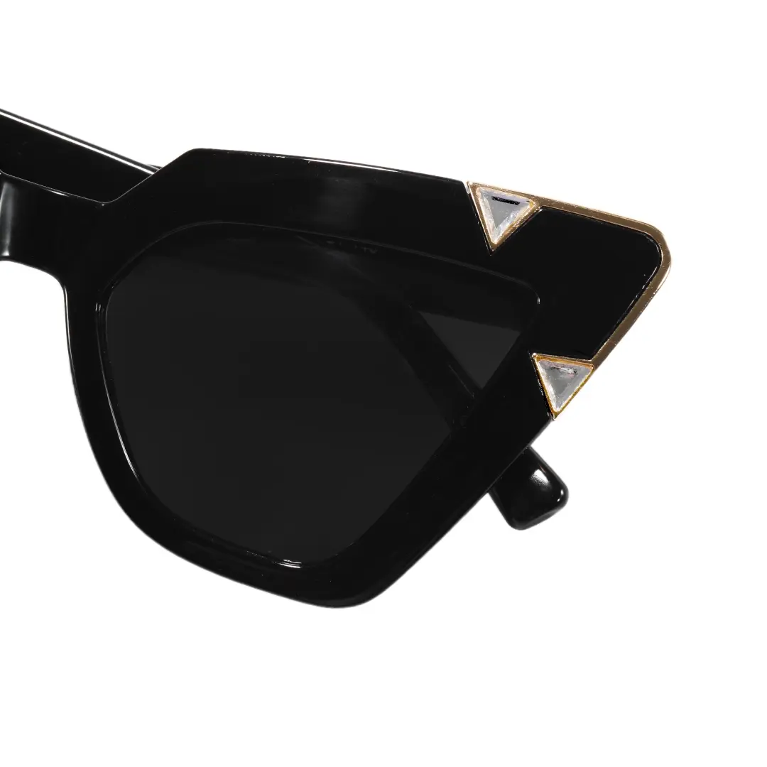 Frame detail view of Nalani cat eye pc sunglasses CP0222604 in black