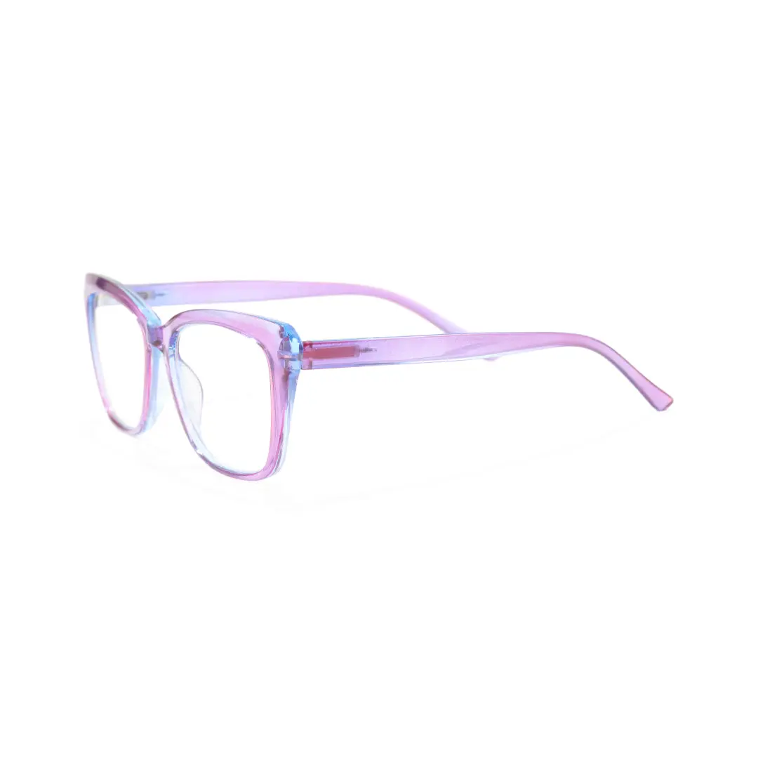 Side view of Jora cat eye pc eyeglasses CP0352504 in purple