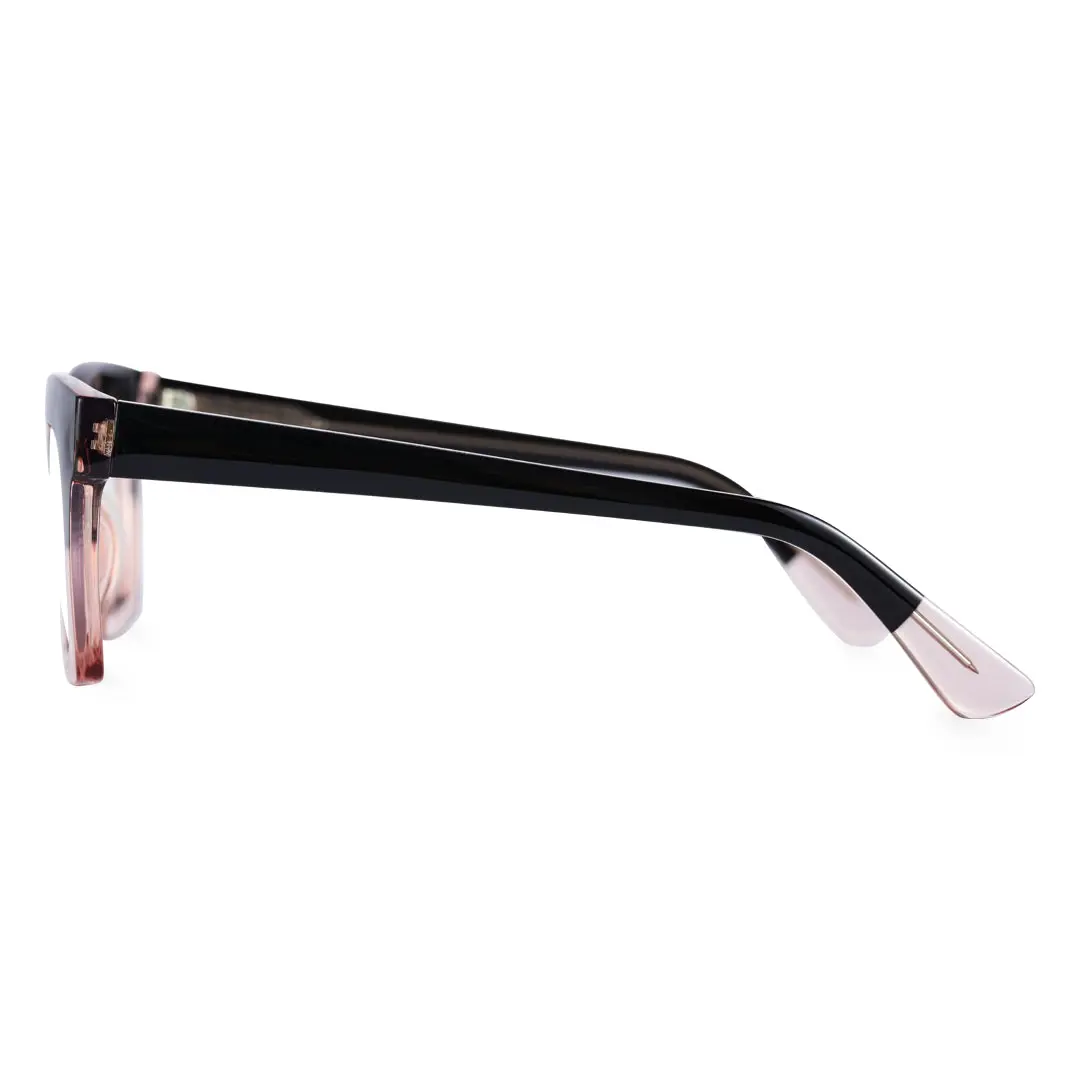 Side view of Lukas cat eye tr90 eyeglasses CR0012209 in black