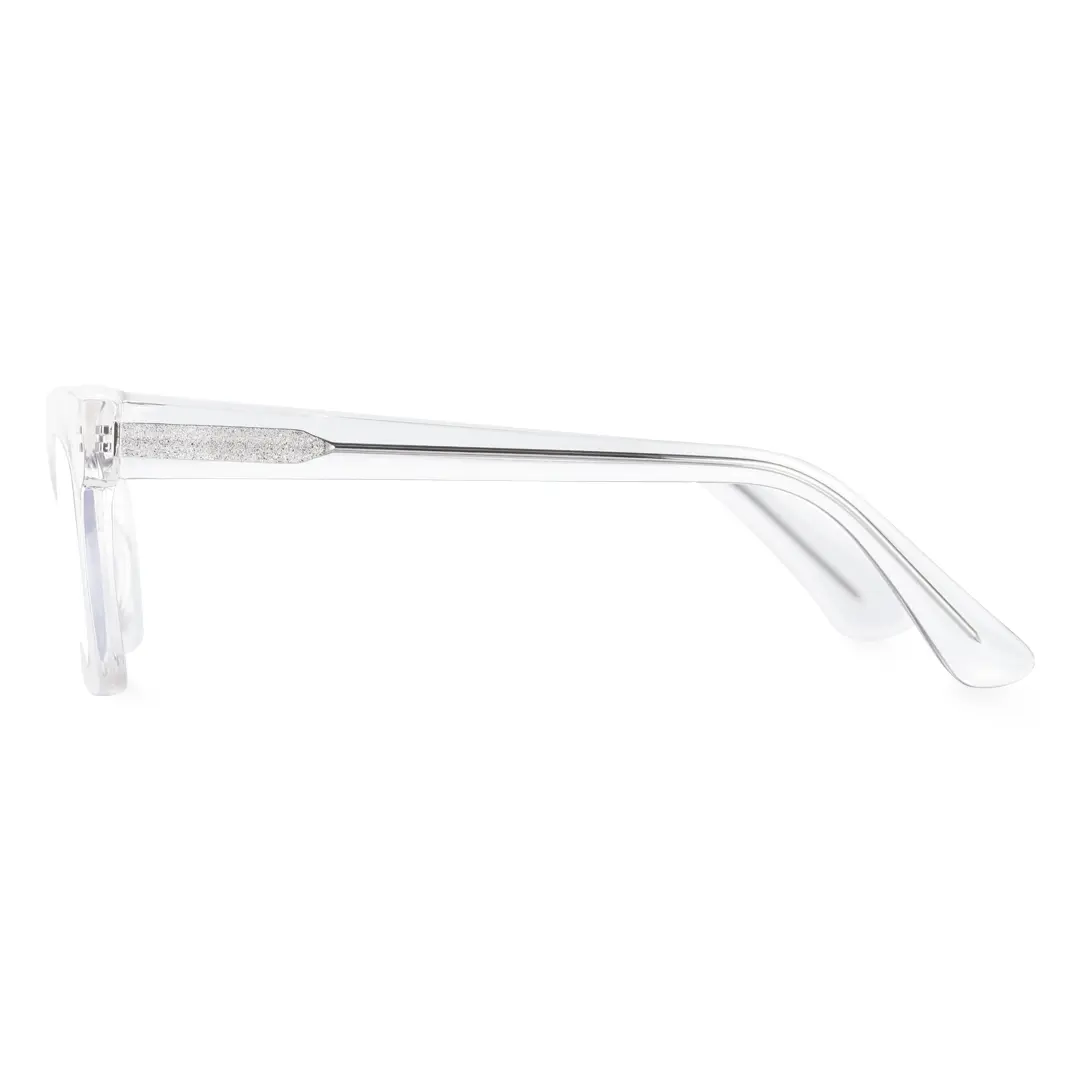 Side view of Lukas cat eye tr90 eyeglasses CR0012209 in clear