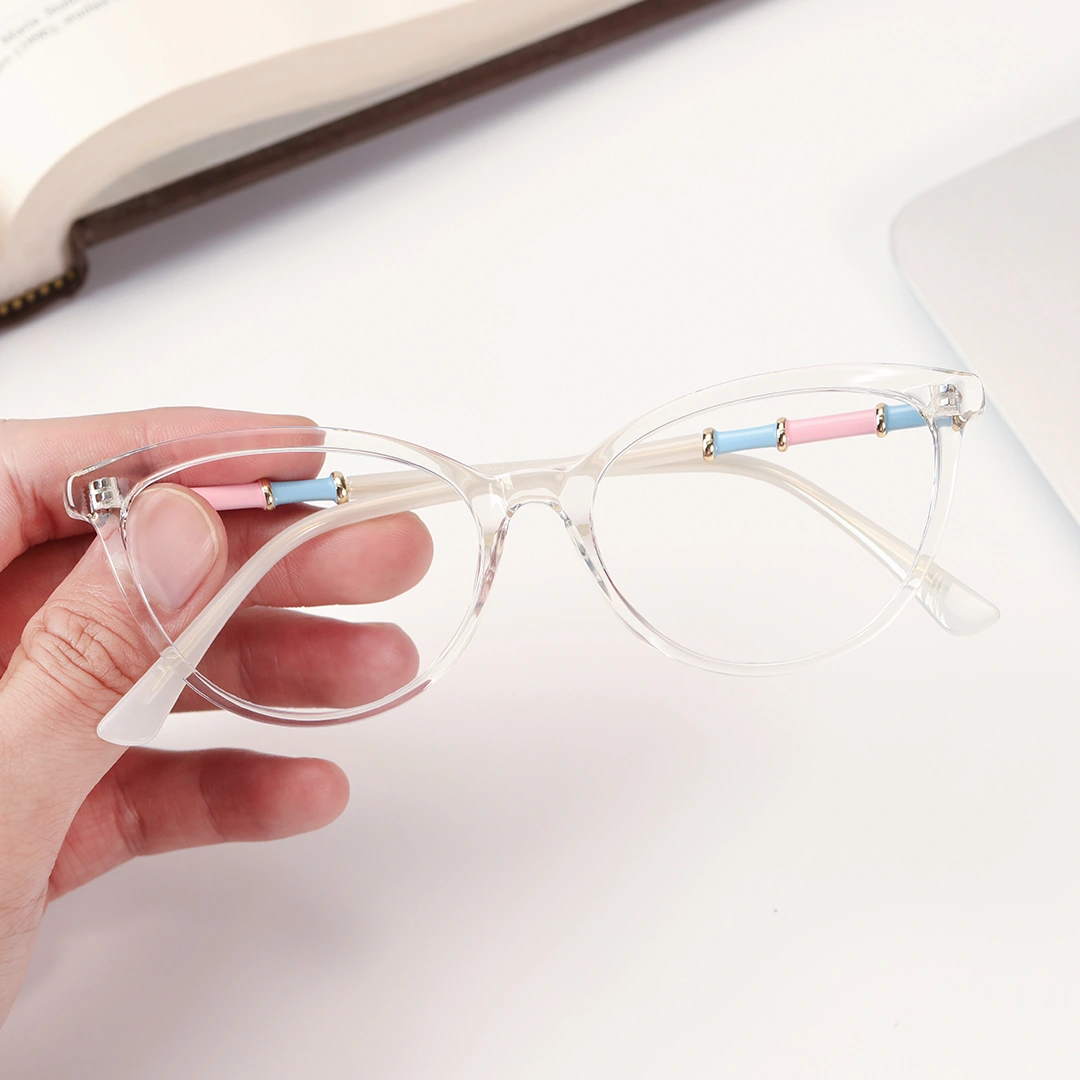 Scene view of Adfie cat eye tr90 eyeglasses CR0012408 in clear