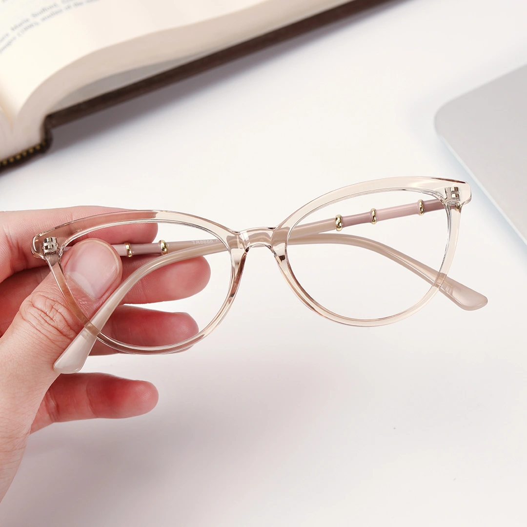 Scene view of Adfie cat eye tr90 eyeglasses CR0012408 in gold