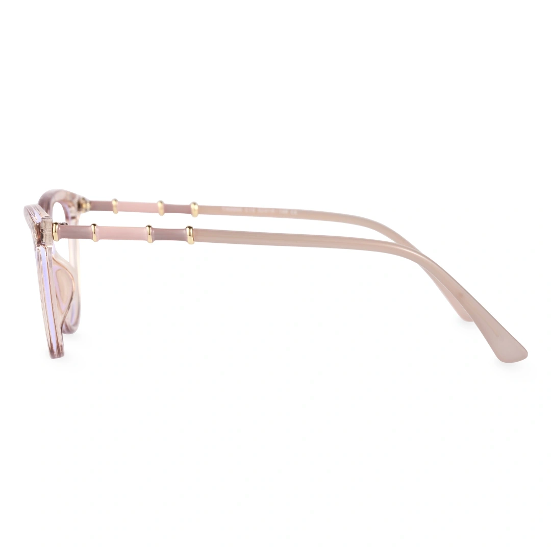 Side view of Adfie cat eye tr90 eyeglasses CR0012408 in gold