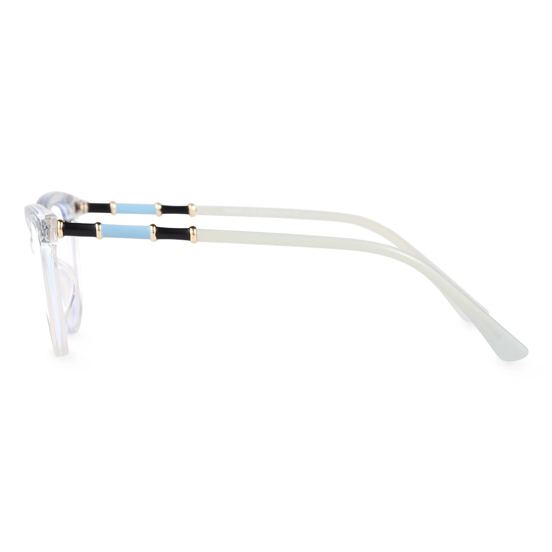 Side view of Adfie cat eye tr90 eyeglasses CR0012408 in silver