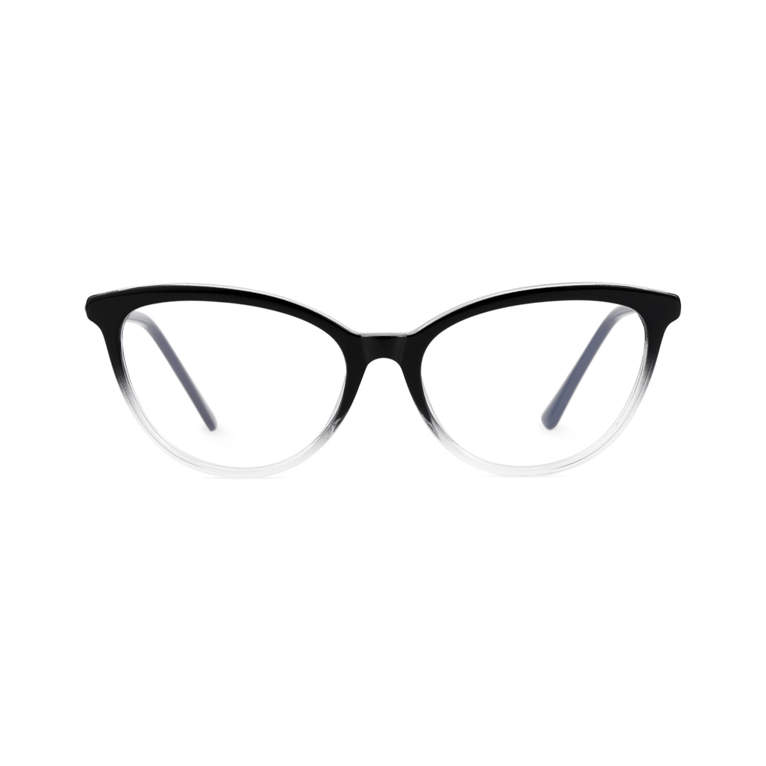 Front view of Adfie cat eye tr90 eyeglasses CR0012408 in two-tone