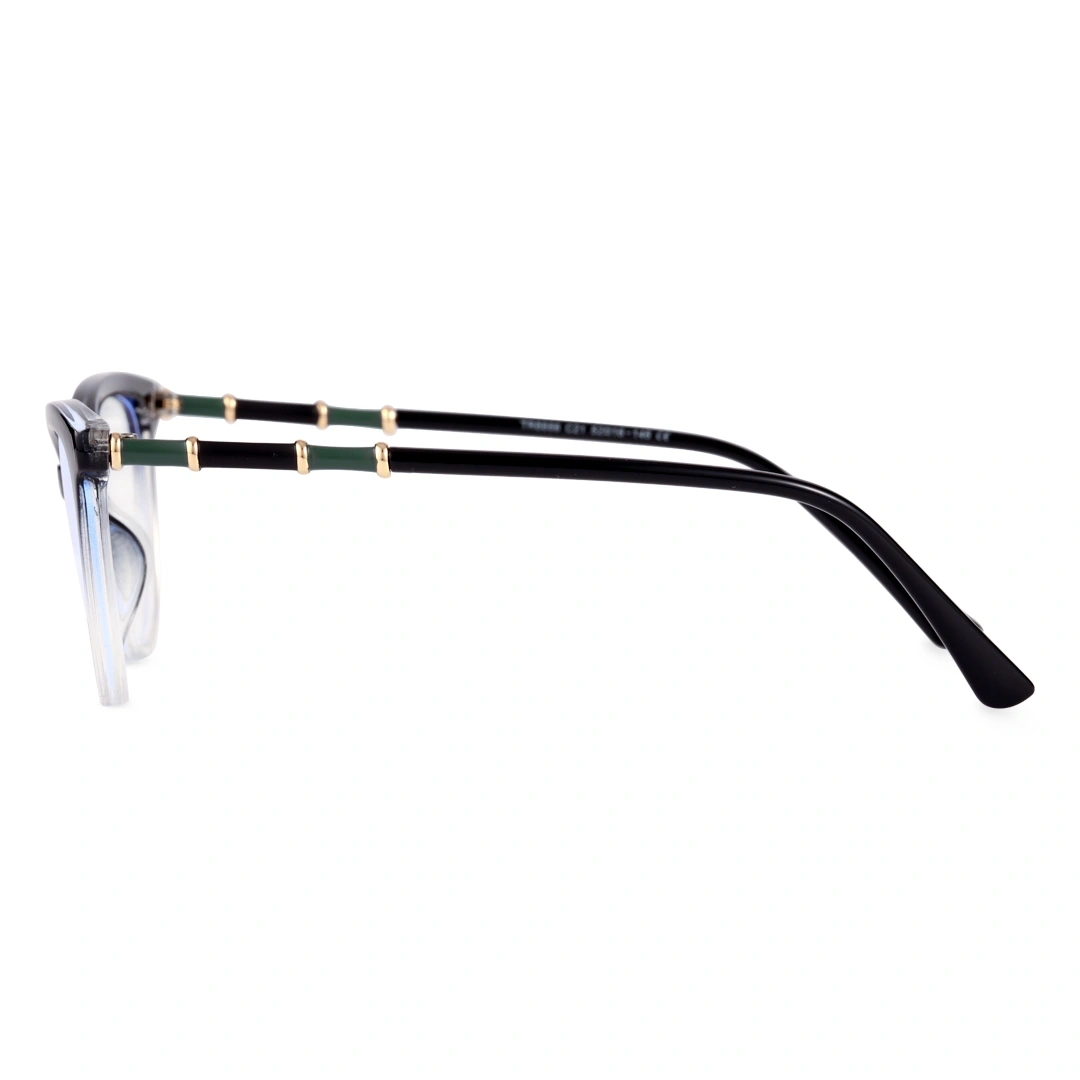 Side view of Adfie cat eye tr90 eyeglasses CR0012408 in two-tone