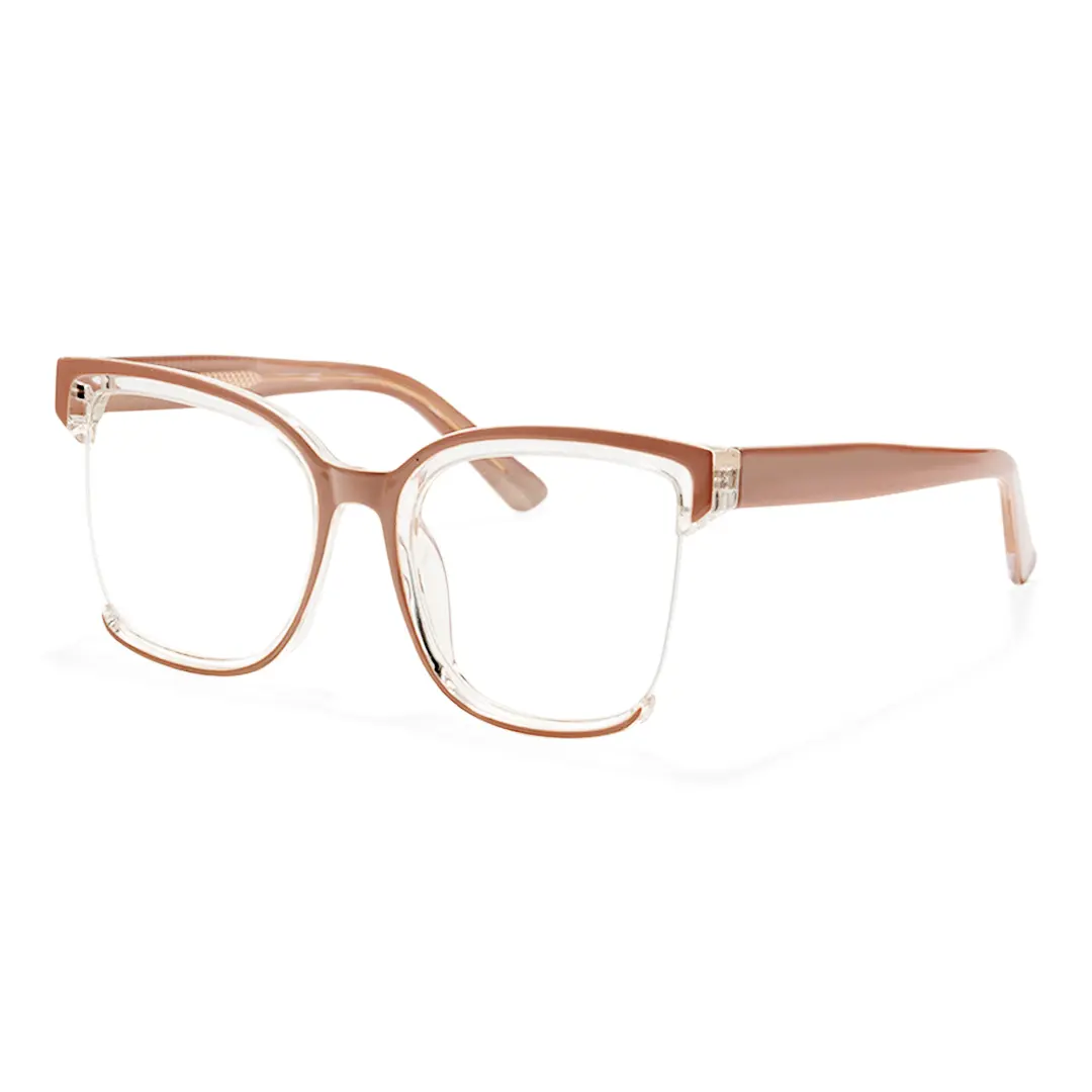 Angle view of Cery cat eye tr90 eyeglasses CR0022502 in pink