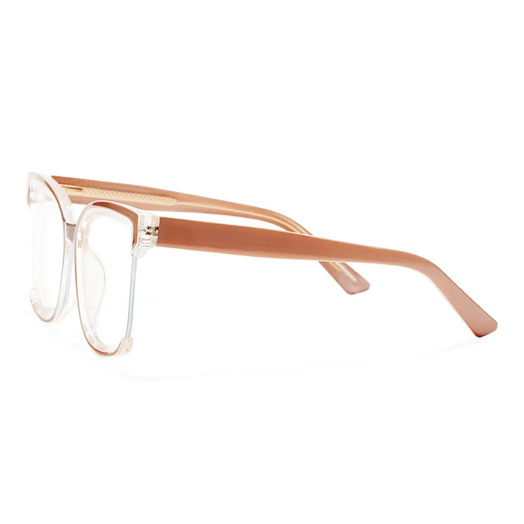 Side view of Cery cat eye tr90 eyeglasses CR0022502 in pink