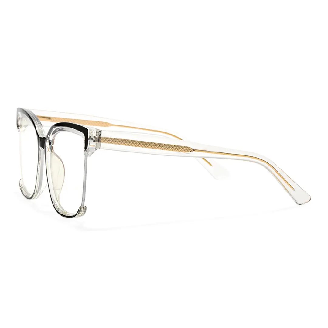 Side view of Cery cat eye tr90 eyeglasses CR0022502 in two-tone
