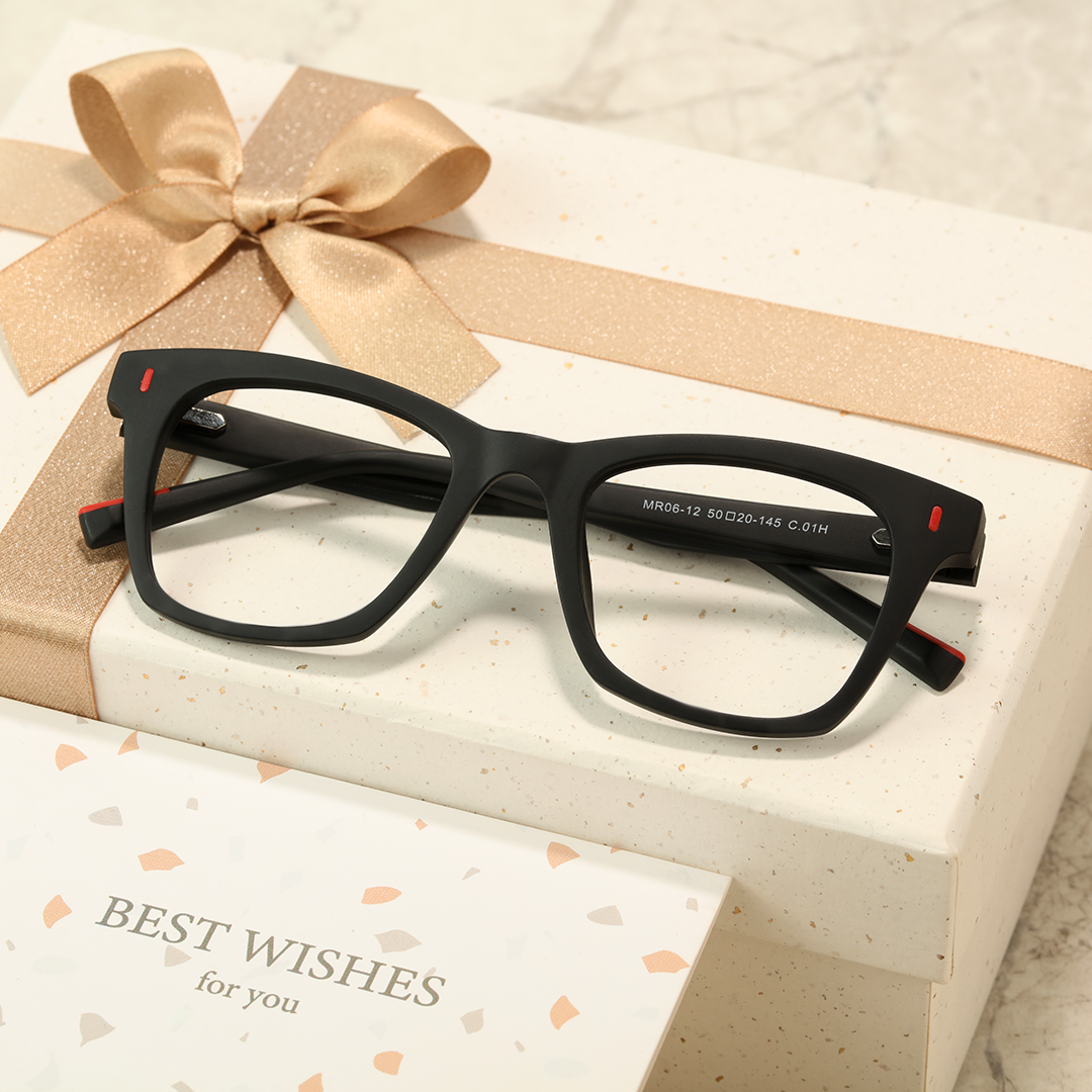 Set view of Shine cat eye tr90 eyeglasses CR0042412 in black