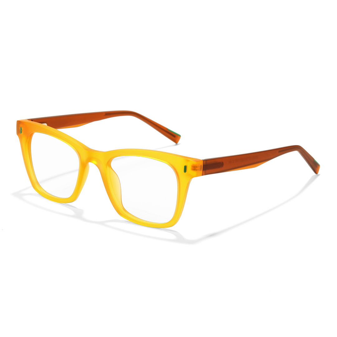 Angle view of Shine cat eye tr90 eyeglasses CR0042412 in orange