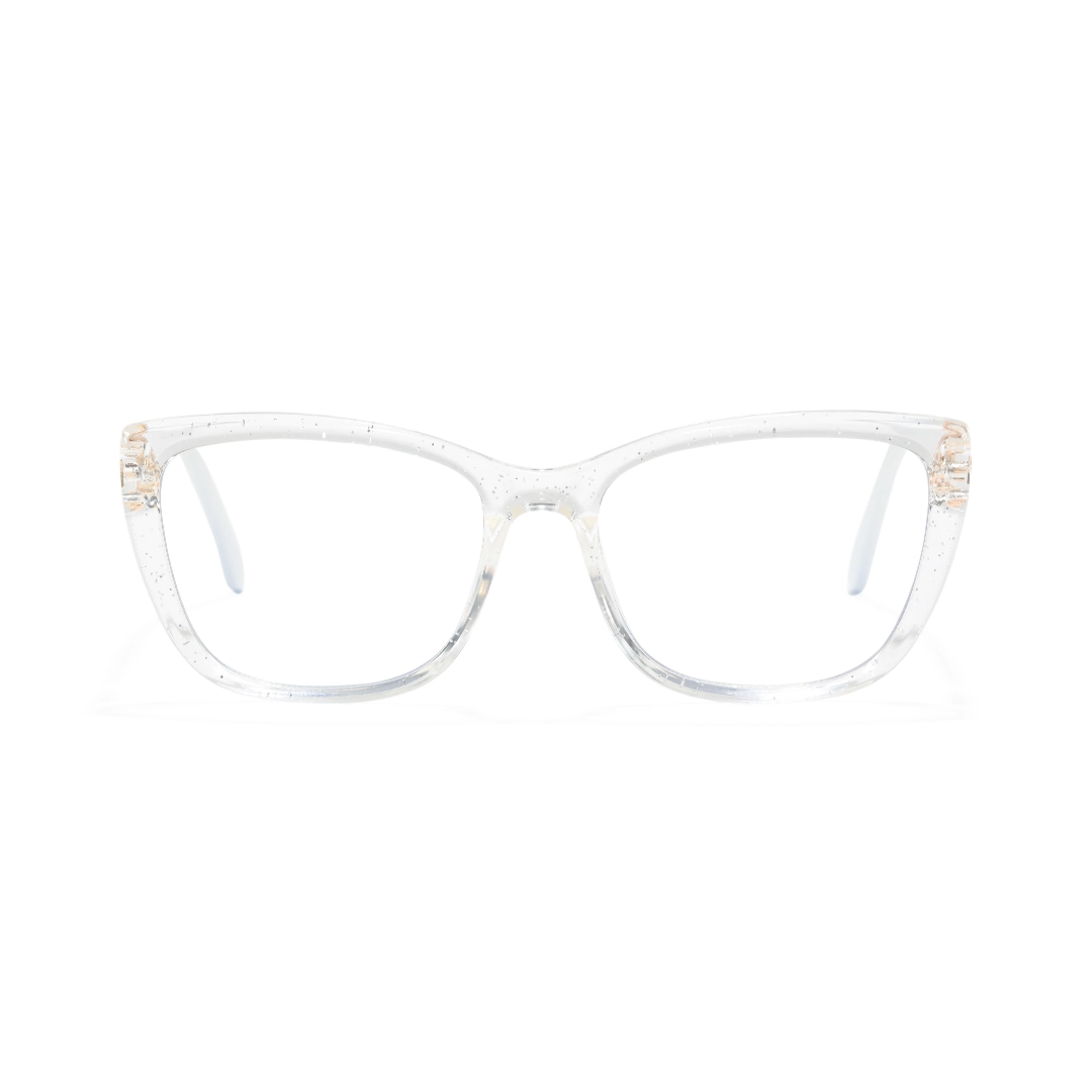 Front view of Spark cat eye tr90 eyeglasses CR0062510 in grey