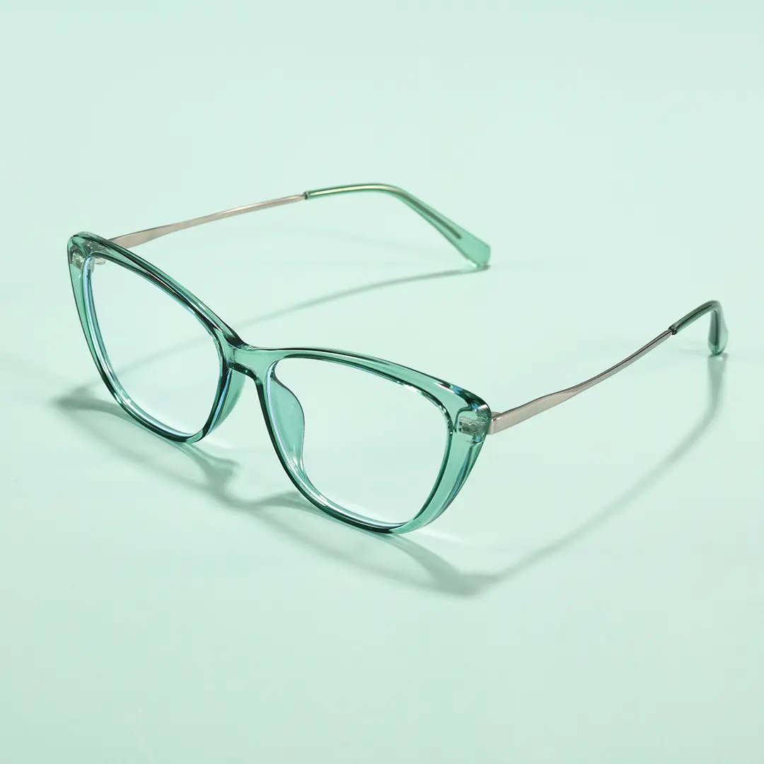 Scene view of Cosima cat eye tr90 eyeglasses CR0072603 in green