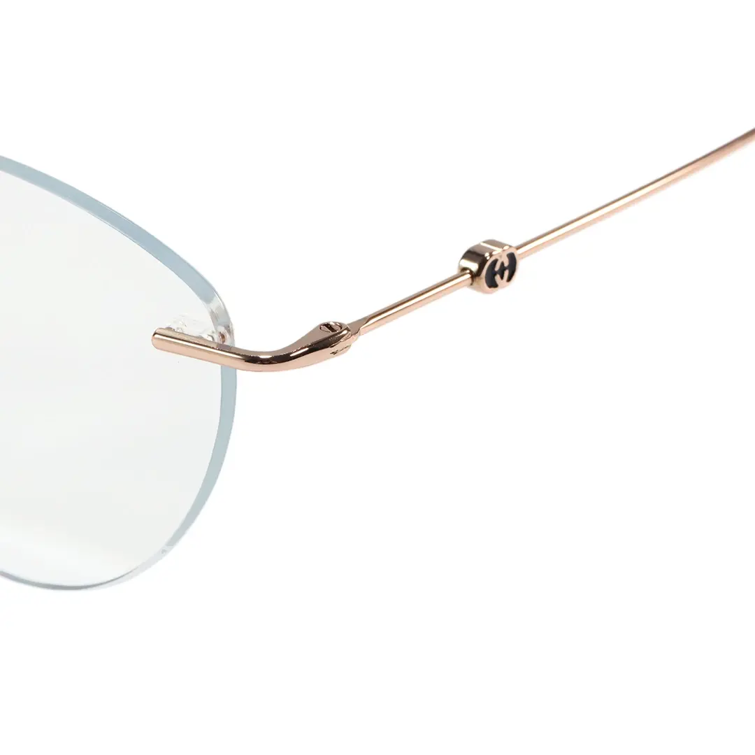 End piece detail of Brielle cat eye tr90 eyeglasses in tortoise. SPU: CR0072604