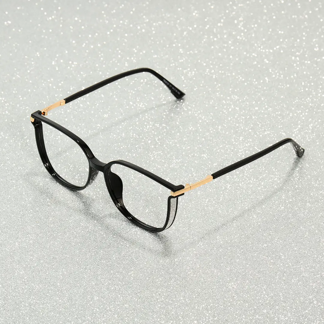 Scene view of Zephyr cat eye tr90 eyeglasses CR0102409 in black