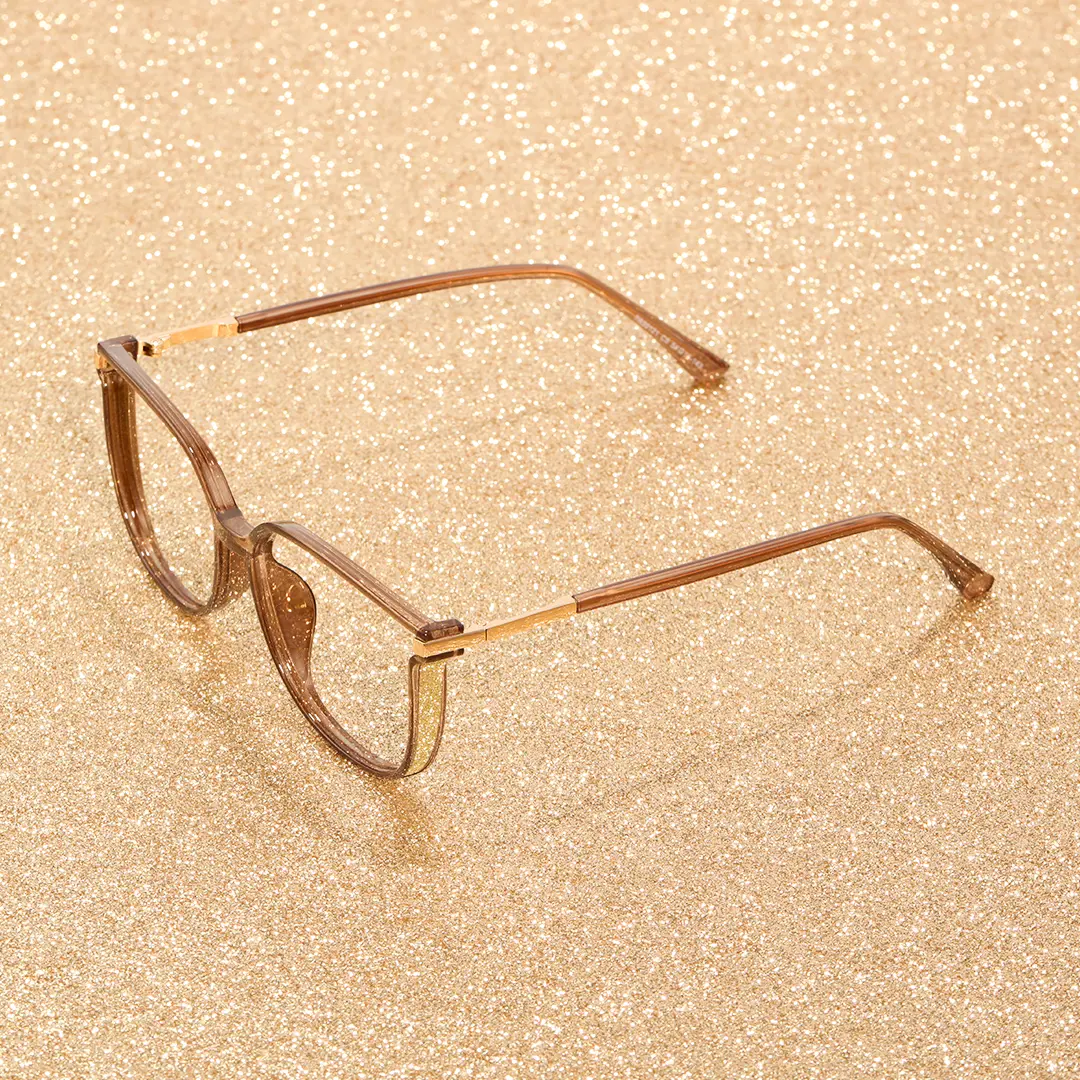 Scene view of Zephyr cat eye tr90 eyeglasses CR0102409 in bronze