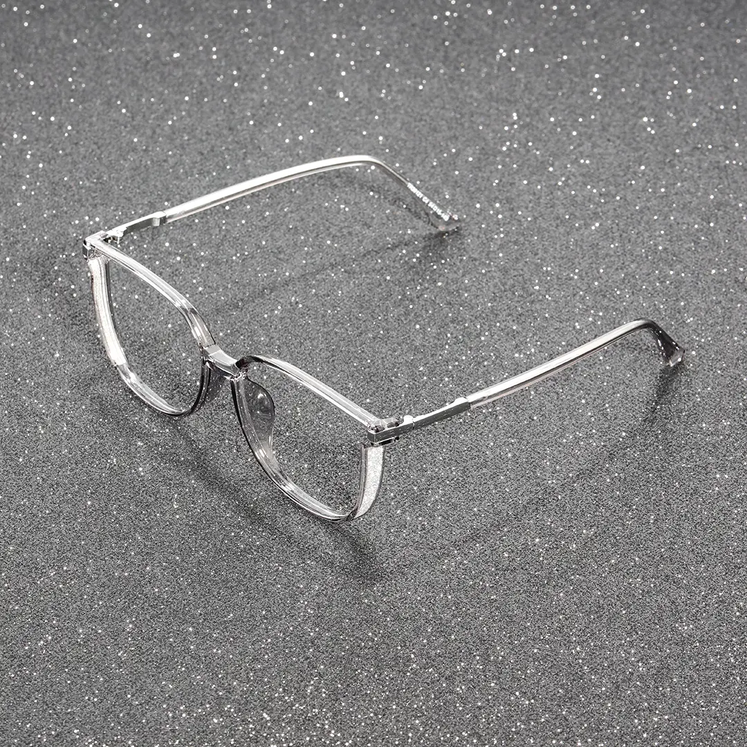Scene view of Zephyr cat eye tr90 eyeglasses CR0102409 in silver