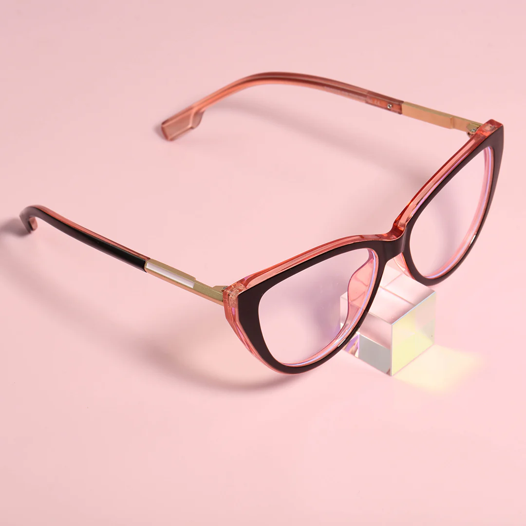 Set view of Dashe cat eye tr90 eyeglasses CR0112408 in black