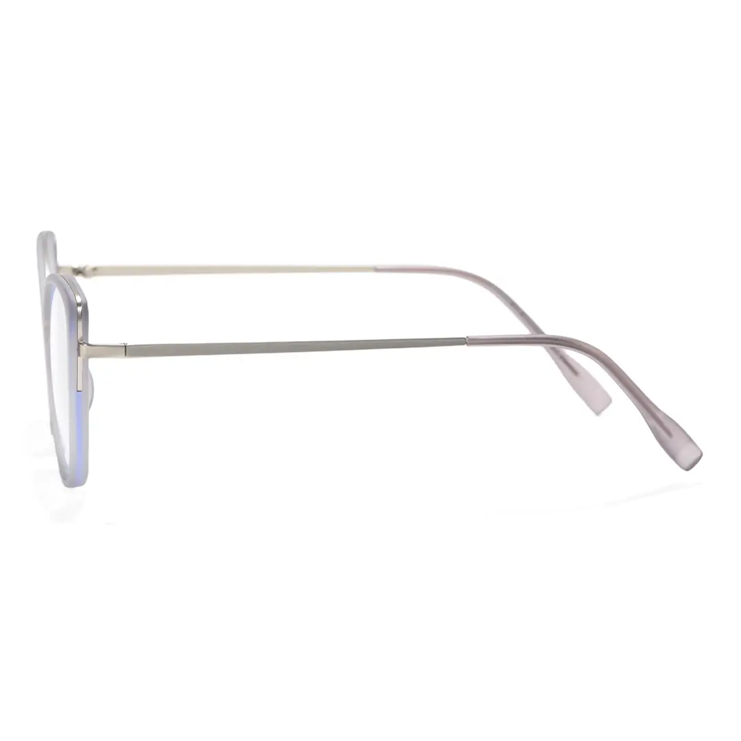 Side view of Hayes cat-eye tr90 eyeglasses CR0122402 in gray