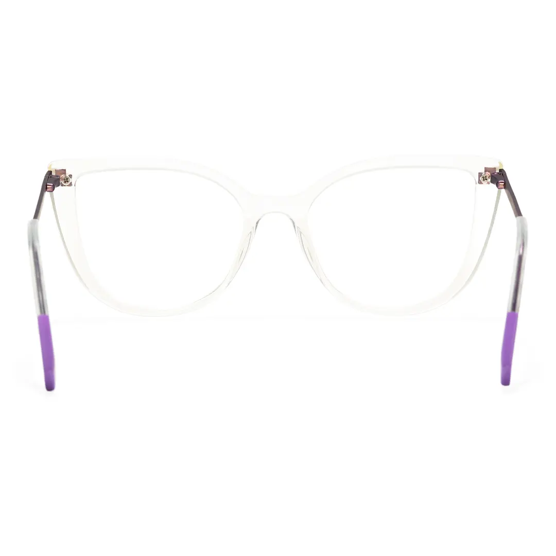 Back view of Gigi cat eye tr90 eyeglasses CR0182502 in clear