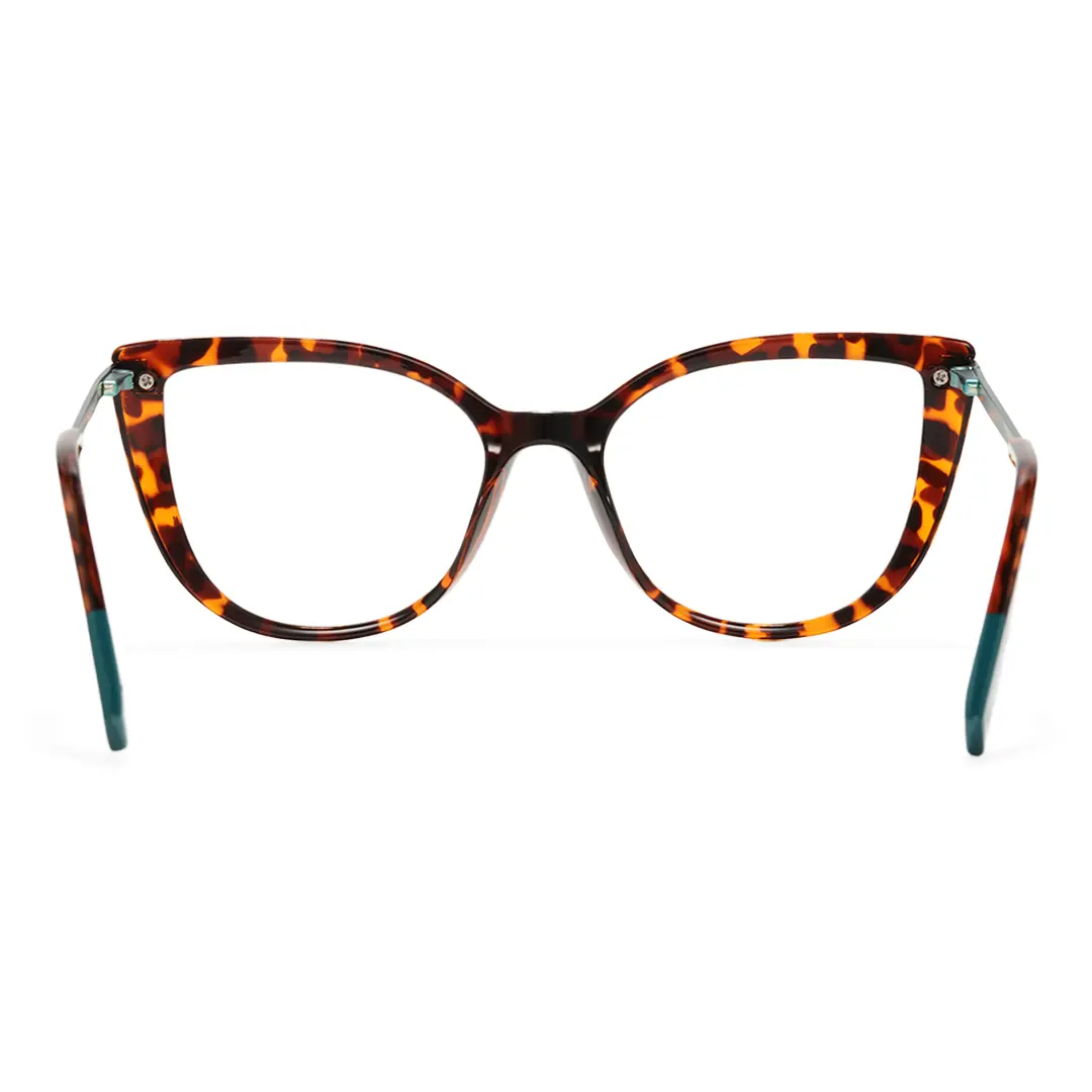 Back view of Gigi cat eye tr90 eyeglasses CR0182502 in tortoise