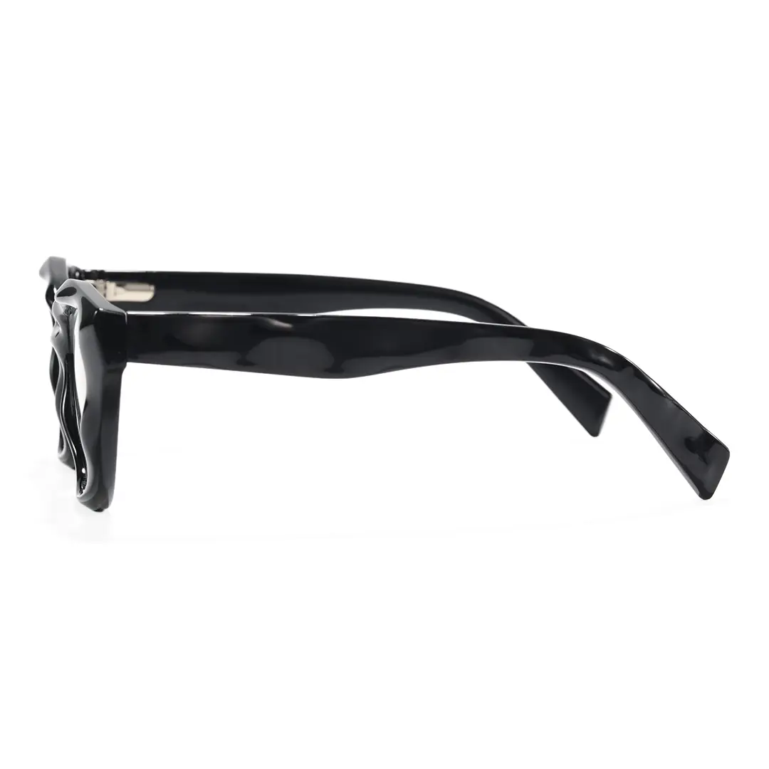 Side view of Veyra cat eye tr90 eyeglasses CR0192604 in black