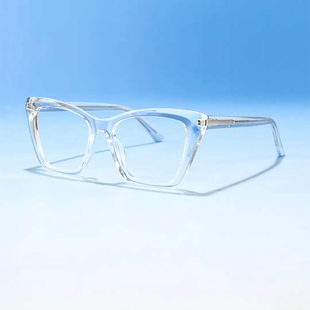 Scene view of Jodi cat eye tr90 eyeglasses CR0212502 in clear