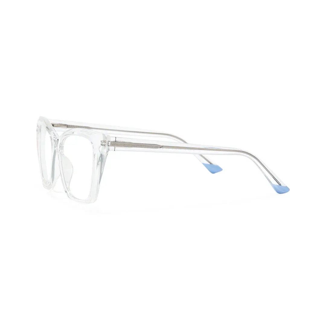 Side view of Jodi cat eye tr90 eyeglasses CR0212502 in clear