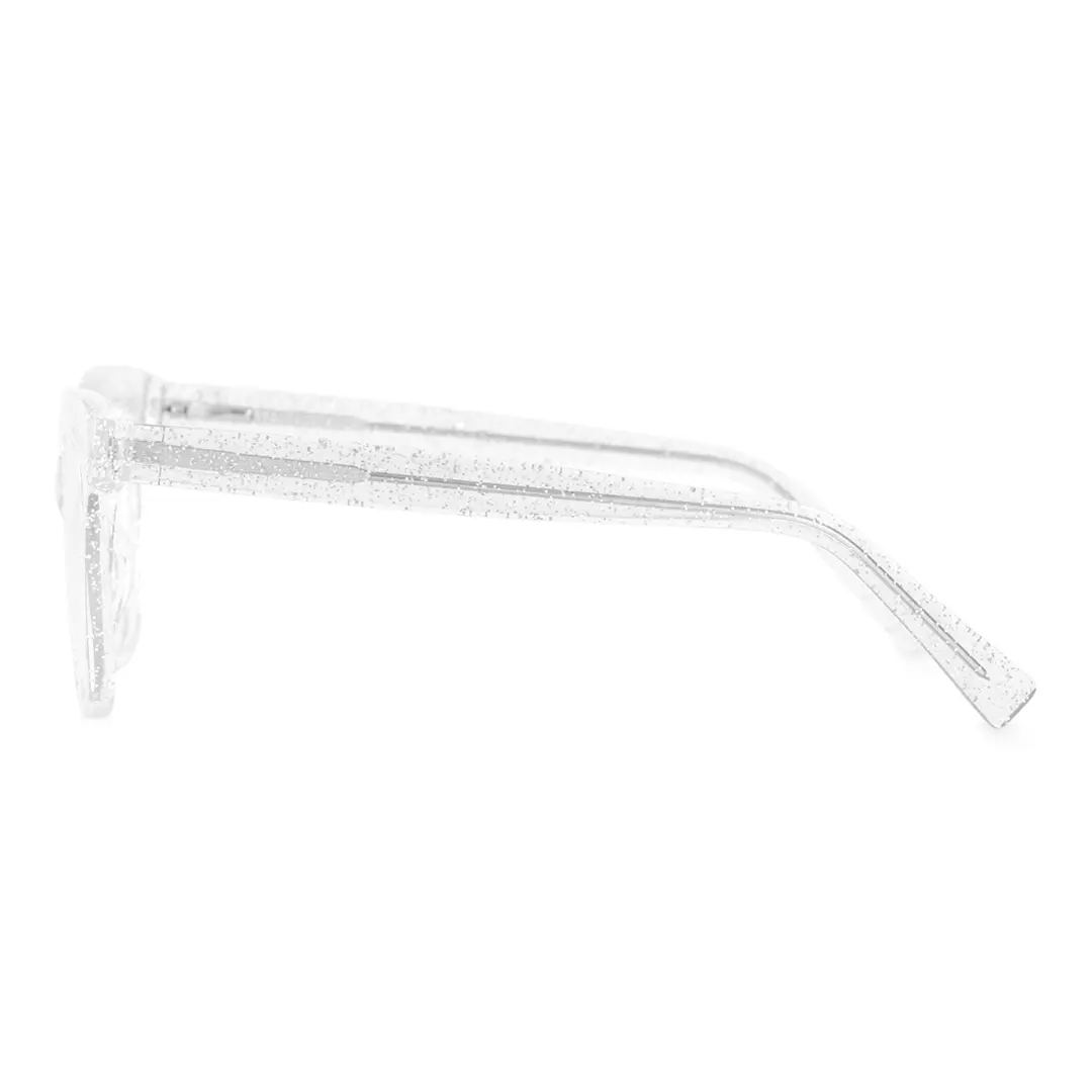 Side view of Bike cat eye tr90 eyeglasses CR0272302 in white
