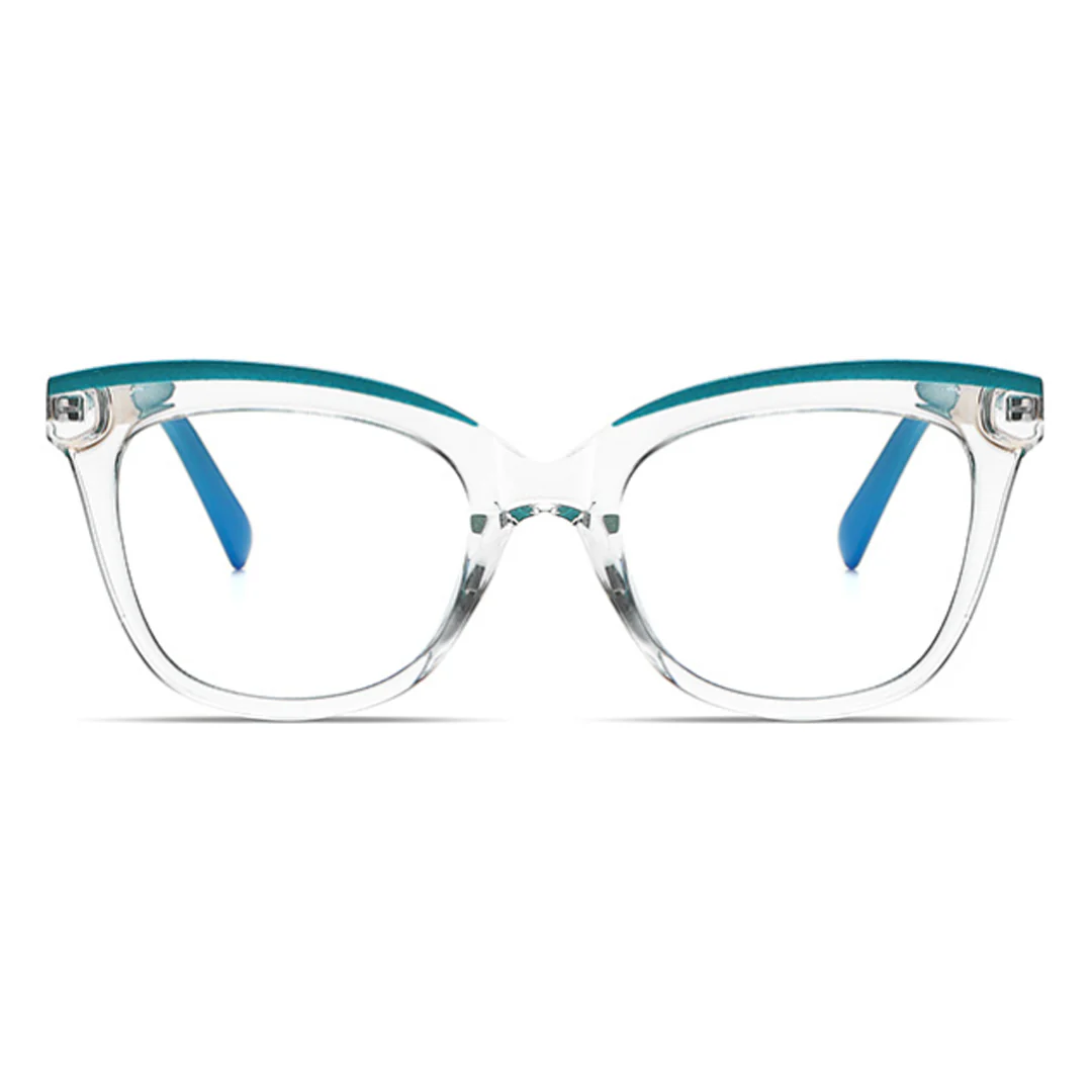 Front view of Hayden cat eye tr90 eyeglasses CR0272310 in clear
