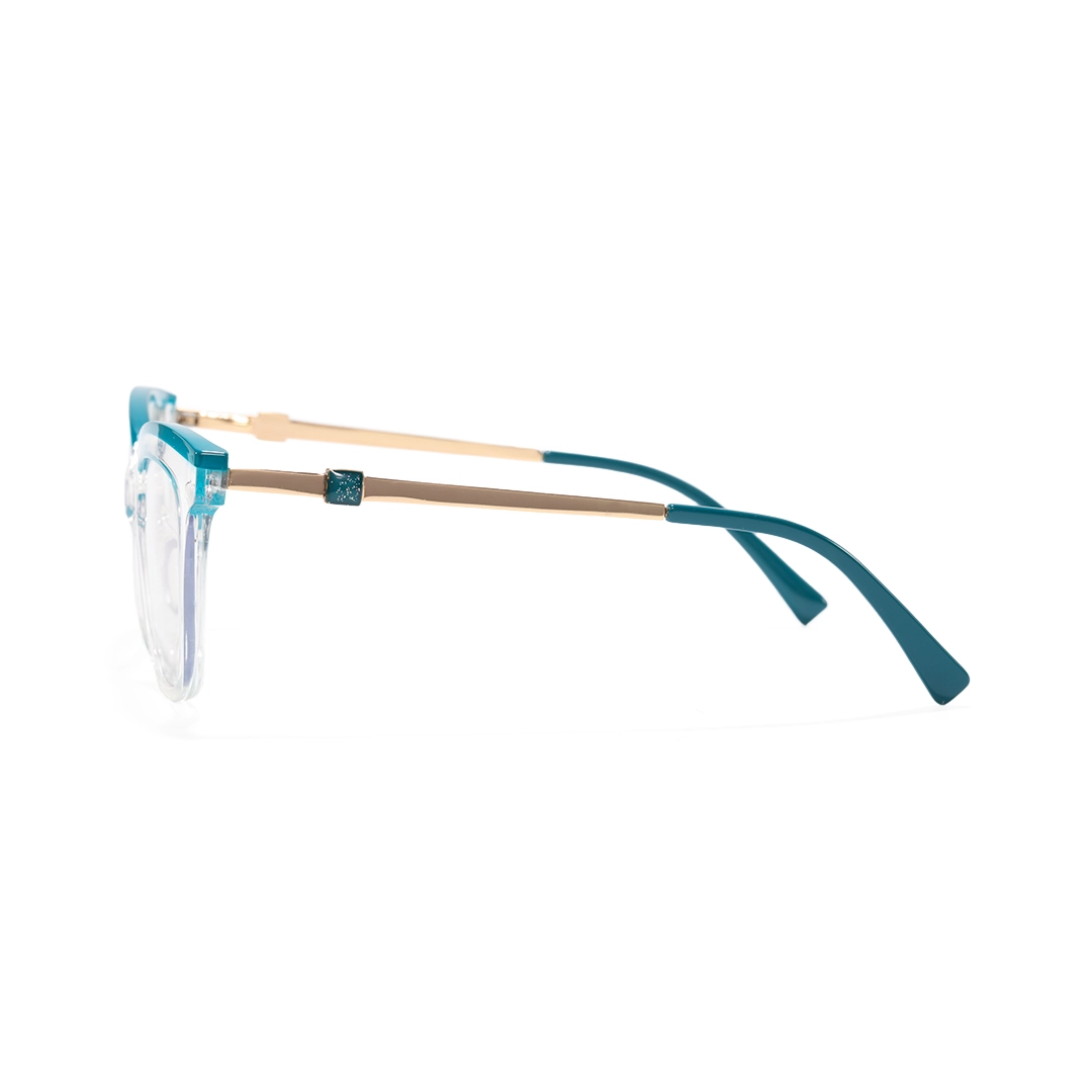 Side view of Miami cat eye tr90 eyeglasses CR0302208 in clear