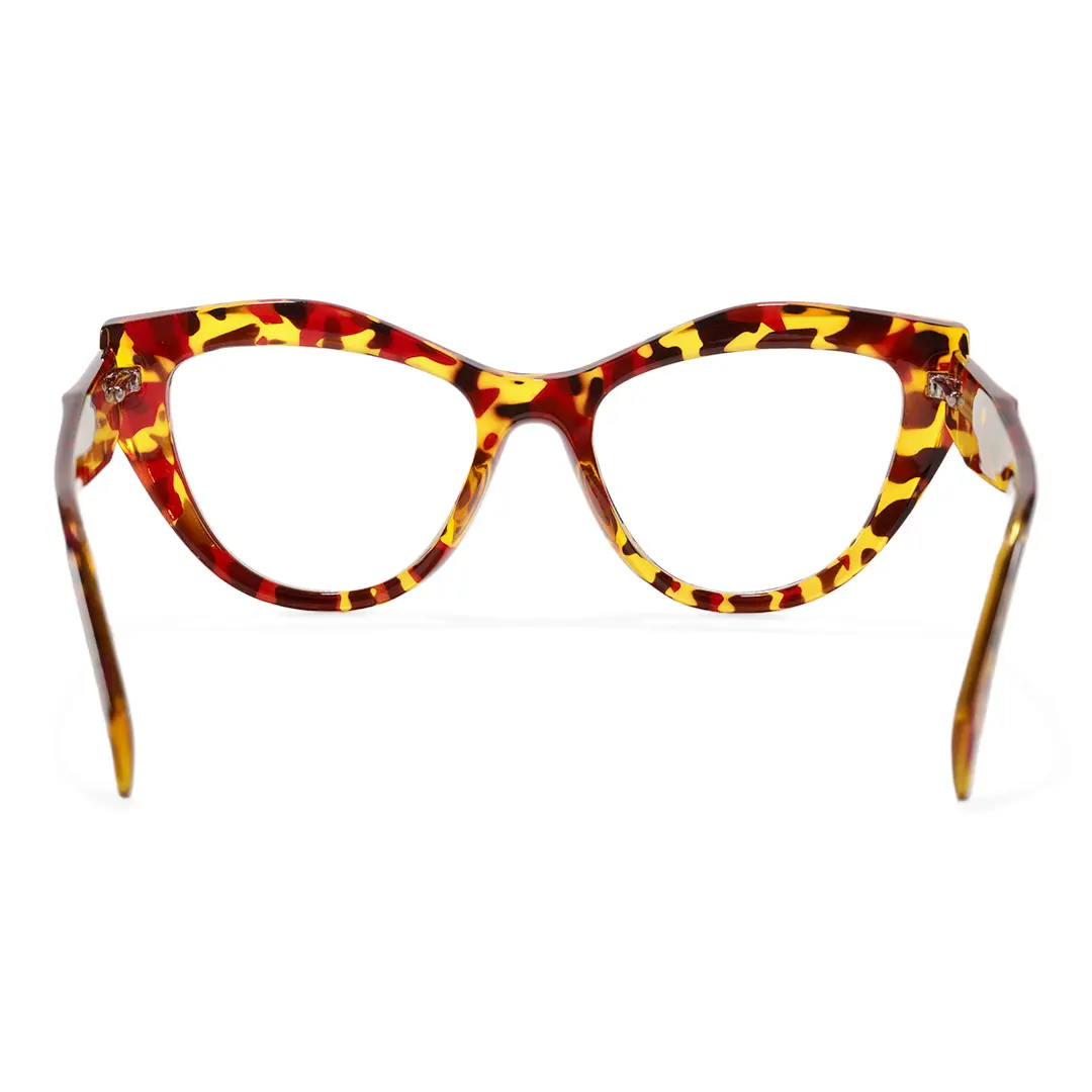 Back view of Cyril cat eye tr90 eyeglasses CR0312405 in tortoise