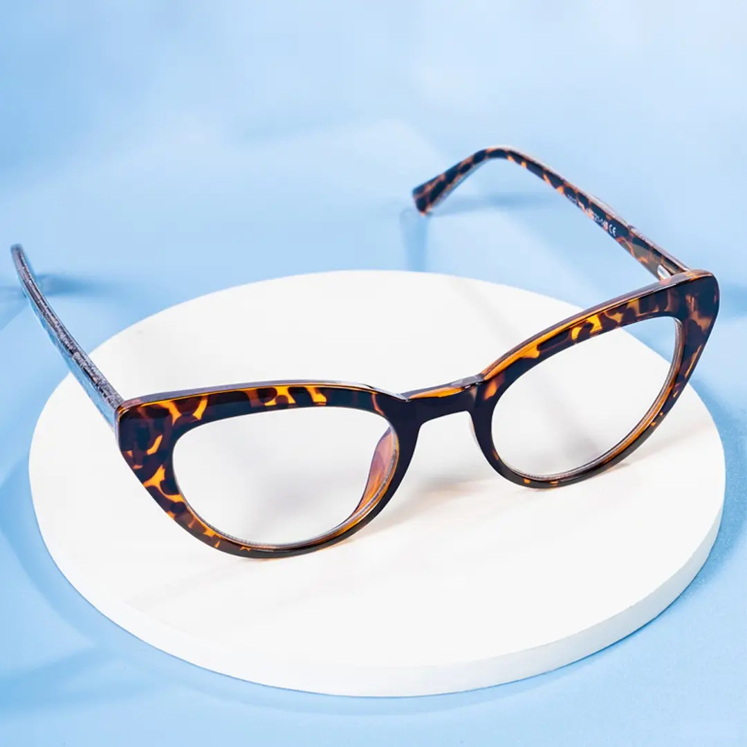 Scene view of noah cat eye tr90 eyeglasses CR0312408 in tortoise