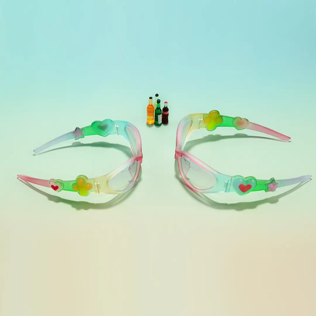 Scene view of Evie y2k cat eye tr90 eyeglasses CR0322503 in for kids