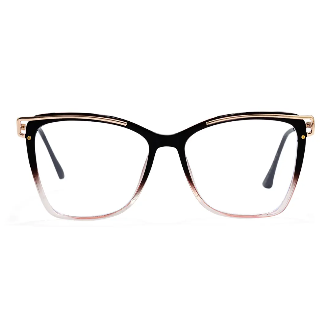 Front view of Enya cat eye tr90 eyeglasses CR0352503 in two tone