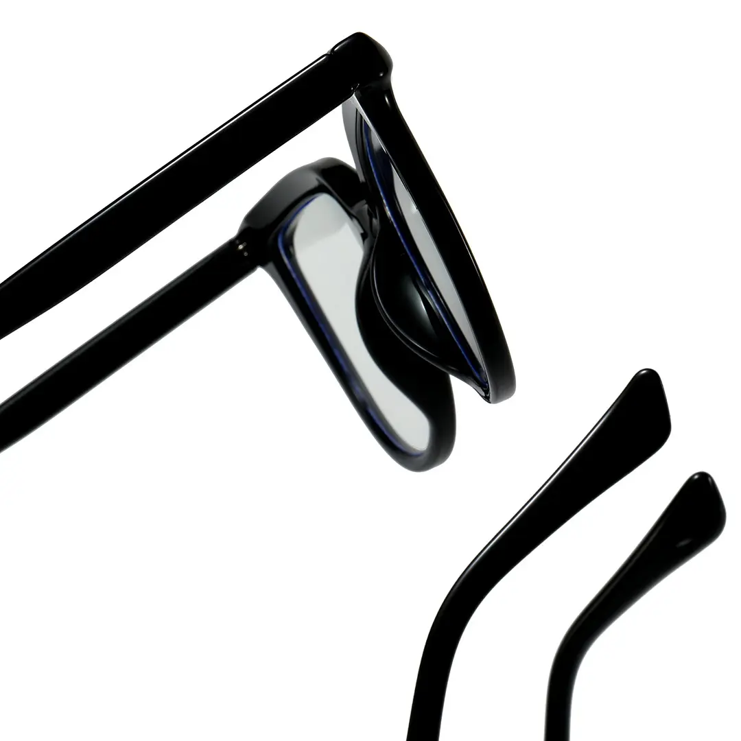Scene view of Baue cat eye tr90 eyeglasses CR0442302 in black