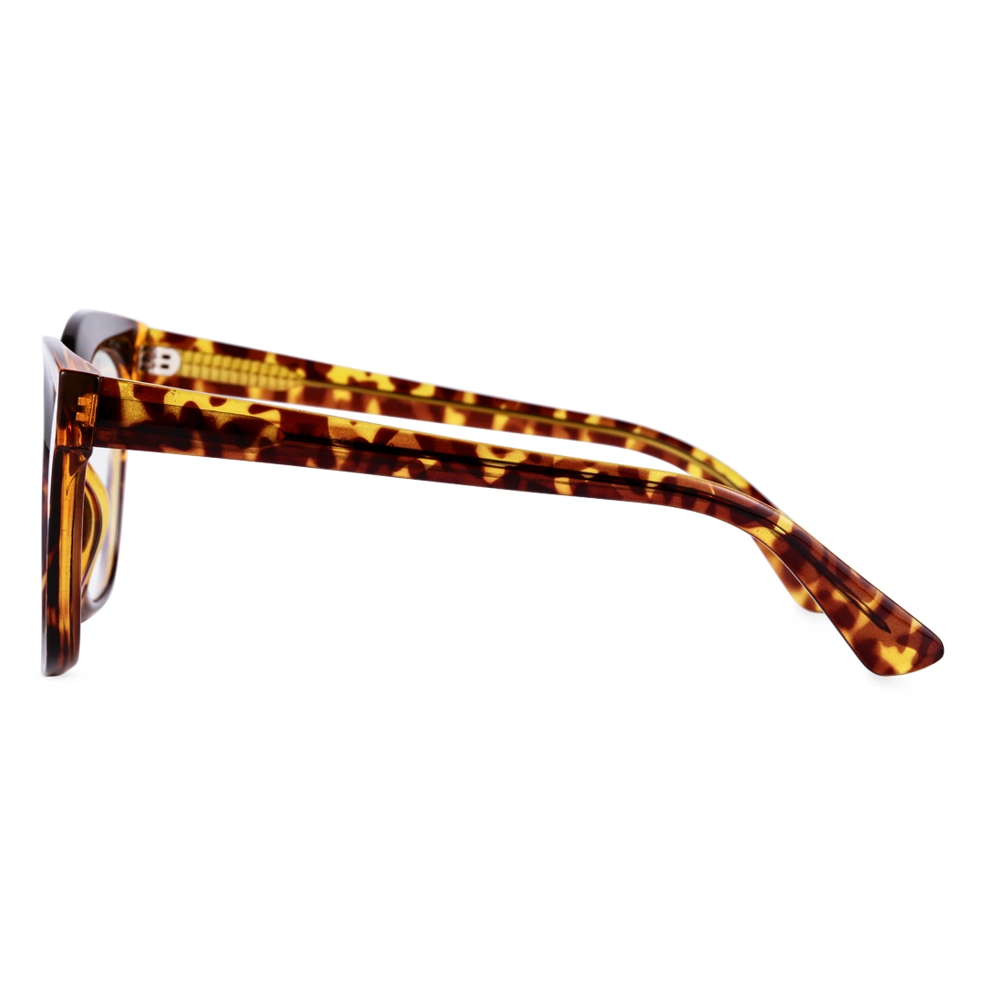 Side view of Bend cat eye tr90 eyeglasses CR0532505 in tortoise