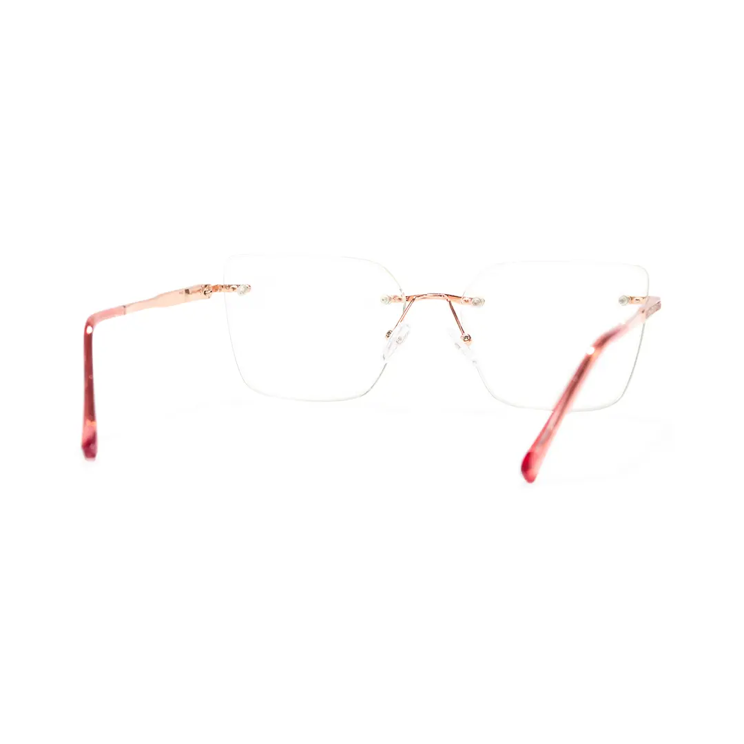 Back view of Eileen cat eye tr90 eyeglasses CX0082507 in pink