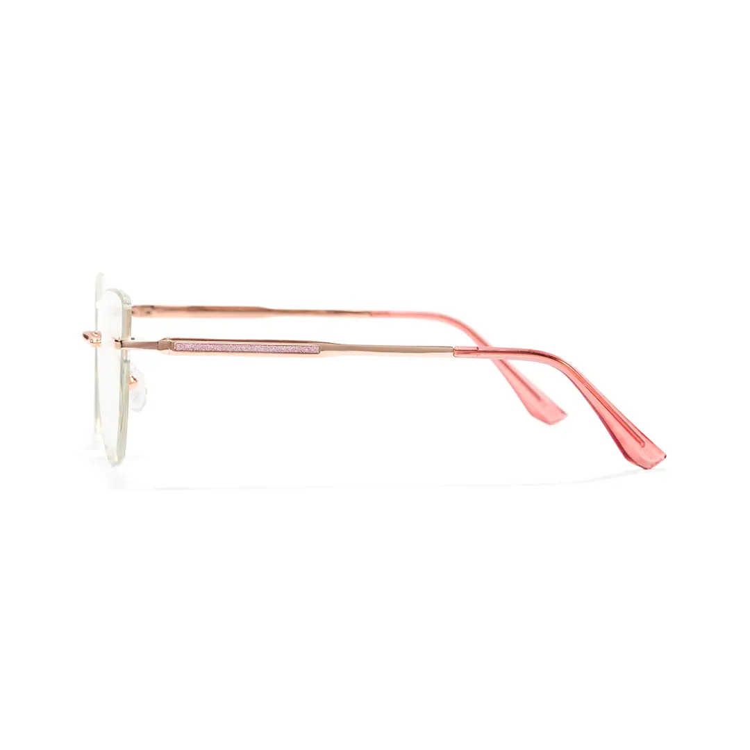 Side view of Eileen cat eye tr90 eyeglasses CX0082507 in pink