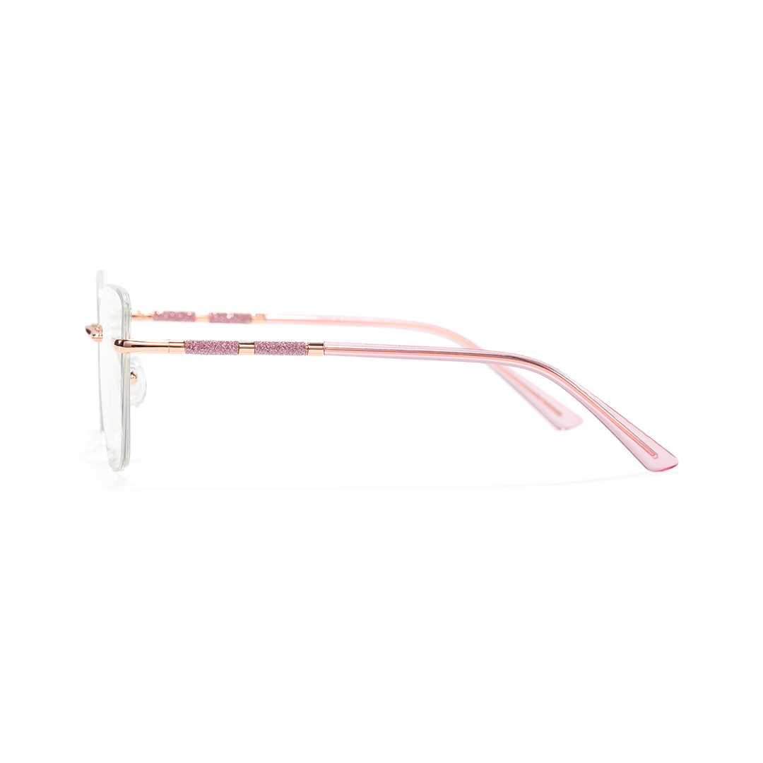 Side view of Martina cat eye tr90 eyeglasses CX0092507 in pink