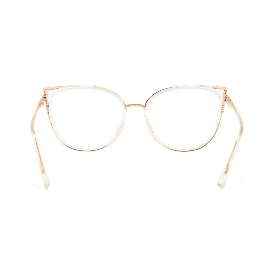 Back view of Enna cat eye tr90 eyeglasses CX0442504 in clear