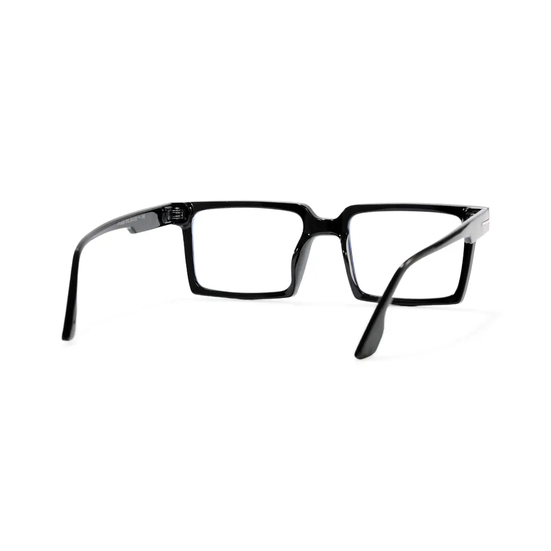 Back view of Ivan rectangle pc eyeglasses EP0102508 in black