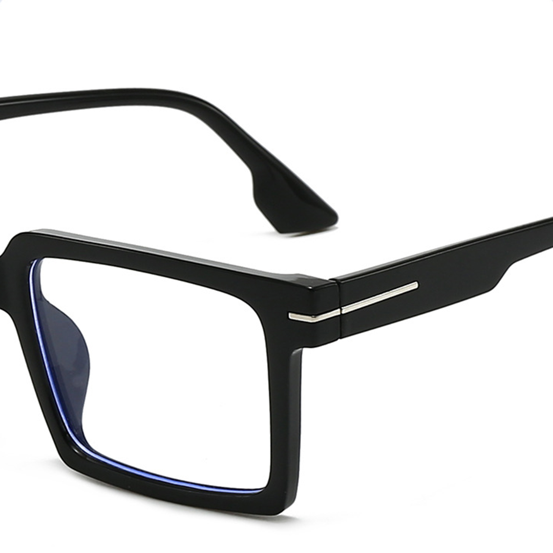 Frame detail view of Ivan rectangle pc eyeglasses EP0102508 in black